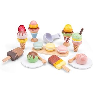 Woet Wooden Ice Cream Play Food Set – FSC Pretend Role Play Dessert Toys for Kids 3+ – Educational Toy with Ice Lollies, Cones & Macarons – Colorful Gift for Boys and Girls Woet Wooden Ice Cream Play Food Set – FSC Pretend Role Play Dessert Toys for Kids 3+ – Educational Toy with Ice Lollies, Cones & Macarons – Colorful Gift for Boys and Girls