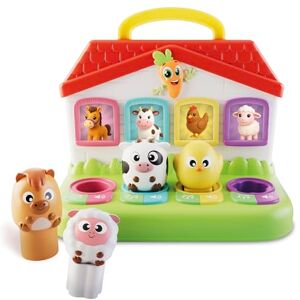 Liscianigiochi Lisciani Carotina Baby Country Animals Educational Electronic Toy for Babies 10+ Months Farm Animals Sounds and Melodies Light-Up Windows with Mirrors Shape Sorting Game Liscianigiochi Lisciani Carotina Baby Country Animals Educational Electronic Toy for Babies 10+ Months Farm Animals Sounds and Melodies Light-Up Windows with Mirrors Shape Sorting Game