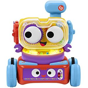 Fisher-Price 4-in-1 Ultimate Learning Bot, electronic activity toy with lights, music and educational content for infants and kids 6 months and up, HBB04 Fisher-Price 4-in-1 Ultimate Learning Bot, electronic activity toy with lights, music and educational content for infants and kids 6 months and up, HBB04