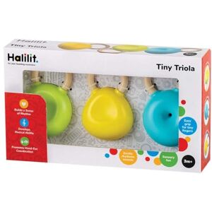 Halilit Triola Baby Musical Sensory Gift Set. Quality Pastel Coloured Musical Instrument Shakers for Babies Toddlers and Children. BPA Free 3 months + Halilit Triola Baby Musical Sensory Gift Set. Quality Pastel Coloured Musical Instrument Shakers for Babies Toddlers and Children. BPA Free 3 months +