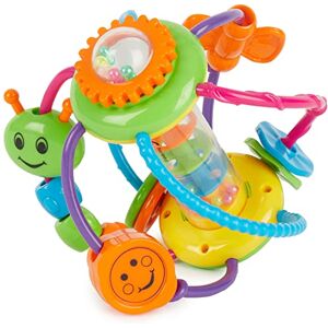 BIECO Baby Grasping Ball Colourful Sensory Ball Toy Versatile Baby Activity Toy Toys 3+ Months Rattle Teething Clutching for Babies BIECO Baby Grasping Ball Colourful Sensory Ball Toy Versatile Baby Activity Toy Toys 3+ Months Rattle Teething Clutching for Babies