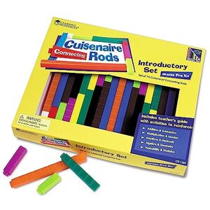 Learning Resources Interlocking Plastic Cuisenaire Rods Introductory Set (Set of 74) Learning Resources Interlocking Plastic Cuisenaire Rods Introductory Set (Set of 74)