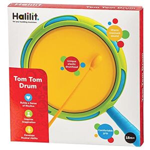 Halilit Children's Tom Tom Drum with Mallet. Light & Robust Kids Toy Musical Instrument. Promotes Hand-Eye Coordination & Motor Skills. 18 months+ Halilit Children's Tom Tom Drum with Mallet. Light & Robust Kids Toy Musical Instrument. Promotes Hand-Eye Coordination & Motor Skills. 18 months+