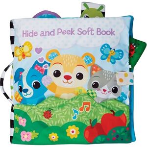 VTech Baby Hide and Peek Soft Book, Sensory Book with 6 Tactile Pages, Melodies and Songs and Detachable Bear, Interactive Toy, Gift for Babies 3, 6, 12, 18 Months Plus, English Version VTech Baby Hide and Peek Soft Book, Sensory Book with 6 Tactile Pages, Melodies and Songs and Detachable Bear, Interactive Toy, Gift for Babies 3, 6, 12, 18 Months Plus, English Version