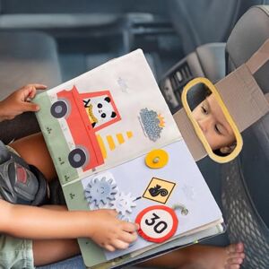 Taf Toys Ride Time Car Seat Busy Book for Toddlers. Montessori Quiet Activity Books Travel Toy with 15 Activities. Montessori Toys Busy Board for Baby. Travel Activity Car for Boy & Girls 12 months + Taf Toys Ride Time Car Seat Busy Book for Toddlers. Montessori Quiet Activity Books Travel Toy with 15 Activities. Montessori Toys Busy Board for Baby. Travel Activity Car for Boy & Girls 12 months +