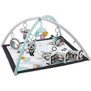 BenBat Baby Play Gym 3 in 1 Activity Gym with Double Sided Early Development Book, Musical and Crinkle Toys on Dazzle Effect Play Arch BenBat Baby Play Gym 3 in 1 Activity Gym with Double Sided Early Development Book, Musical and Crinkle Toys on Dazzle Effect Play Arch