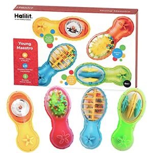 Halilit Young Maestro Baby Musical Instrument Set – 4 Real Sensory Shaker Toys BPA-Free Infant Rattles for 6 Months+ Easy Grip Music Toys for Early Learning & Sensory Development Halilit Young Maestro Baby Musical Instrument Set – 4 Real Sensory Shaker Toys BPA-Free Infant Rattles for 6 Months+ Easy Grip Music Toys for Early Learning & Sensory Development