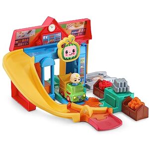 VTech CoComelon Toot-Toot Drivers Cart Racers Grocery Store Track Set, Vehicle Playset for Kids, Lights, Songs from Official CoComelon, Includes JJ's Race Car for 1, 2, 3, 4 + Years, English Version VTech CoComelon Toot-Toot Drivers Cart Racers Grocery Store Track Set, Vehicle Playset for Kids, Lights, Songs from Official CoComelon, Includes JJ's Race Car for 1, 2, 3, 4 + Years, English Version