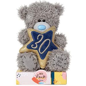 Me To You Bear AP701116 Me To You Me to You Tatty Teddy 30th Birthday Holding a 30 Star-Official Collection, ONE Size, Pink, Black, Gold Me To You Bear AP701116 Me To You Me to You Tatty Teddy 30th Birthday Holding a 30 Star-Official Collection, ONE Size, Pink, Black, Gold