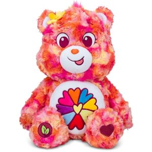 Basic Fun Care Bears Flower Power Bear Medium Plush Toy 35 cm – Eco-Friendly Cuddly Bear with Flower Belly Badge for Girls and Boys Aged 4+ Basic Fun Care Bears Flower Power Bear Medium Plush Toy 35 cm – Eco-Friendly Cuddly Bear with Flower Belly Badge for Girls and Boys Aged 4+