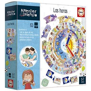 Educa Learning is Fun: The Hours, tional Game for Kids, Beginning from 5 years old Where they will learn to read the Clock, manipulate the Needles and practice the Time Concepts (18698) Educa Learning is Fun: The Hours, tional Game for Kids, Beginning from 5 years old Where they will learn to read the Clock, manipulate the Needles and practice the Time Concepts (18698)