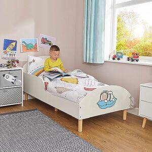 Liberty House Toys Kids Toddler Bed, Spaceman Liberty House Toys Kids Toddler Bed, Spaceman