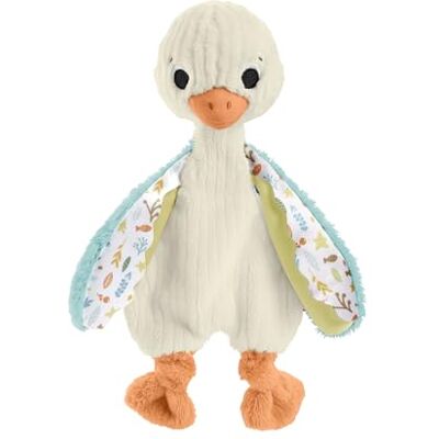 Fisher-Price Baby Sensory Toy Snuggle Up Goose Plush Toy with Jingles for Newborns, Machine Washable, HRB16 Fisher-Price Baby Sensory Toy Snuggle Up Goose Plush Toy with Jingles for Newborns, Machine Washable, HRB16