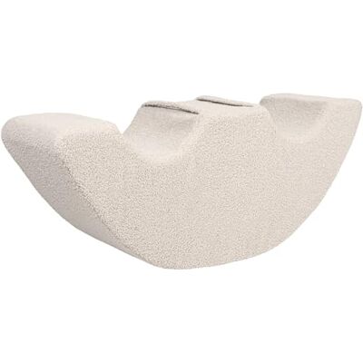 Velinda Duo Soft Play Bouclé Rocker, foam rocker, nursery, playground, play (colour: cappuccino) Velinda Duo Soft Play Bouclé Rocker, foam rocker, nursery, playground, play (colour: cappuccino)