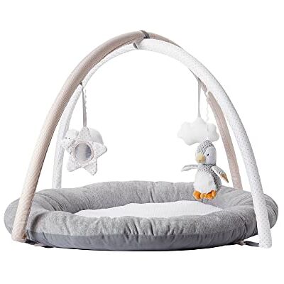 Nuby Baby Play Mat & Activity Gym with Sensory Toys, 0M+, Penguin Nuby Baby Play Mat & Activity Gym with Sensory Toys, 0M+, Penguin