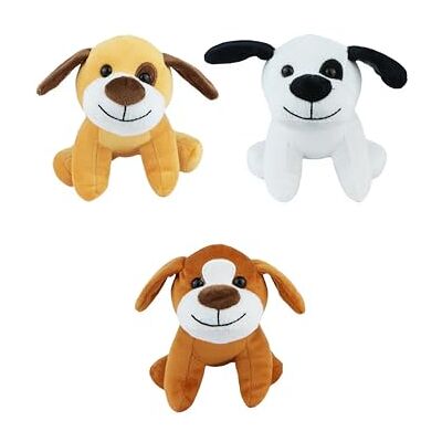 HENBRANDT 1 x Cute Dog Plushie Soft Toy 15cm 6 Inch Assorted Colours Puppy Stuffed Animals for Children Kids Toddlers Gifts Collections Party Favours HENBRANDT 1 x Cute Dog Plushie Soft Toy 15cm 6 Inch Assorted Colours Puppy Stuffed Animals for Children Kids Toddlers Gifts Collections Party Favours