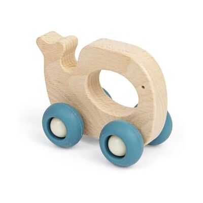 Bigjigs Toys Mini Animal Push Along (Whale) Wooden Push-Along Animals, Pocket Money Gifts For Kids, Party Bag Fillers, Baby & Toddler Toy, Age 12 + Month Olds Bigjigs Toys Mini Animal Push Along (Whale) Wooden Push-Along Animals, Pocket Money Gifts For Kids, Party Bag Fillers, Baby & Toddler Toy, Age 12 + Month Olds
