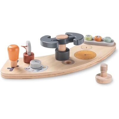 hauck Play Cockpit Wooden Vehicle Toy from 10 Months, Compatible with Play Tray for Alpha+, Beta+ & Arketa Children's Chair, Motor Skills Toy hauck Play Cockpit Wooden Vehicle Toy from 10 Months, Compatible with Play Tray for Alpha+, Beta+ & Arketa Children's Chair, Motor Skills Toy