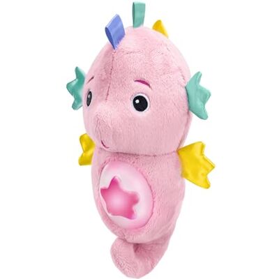 Baby Einstein Sea Dreams Seahorse Plush Soother Toy, with Music and Lights, Ages 0 Months and Up, Pink Baby Einstein Sea Dreams Seahorse Plush Soother Toy, with Music and Lights, Ages 0 Months and Up, Pink