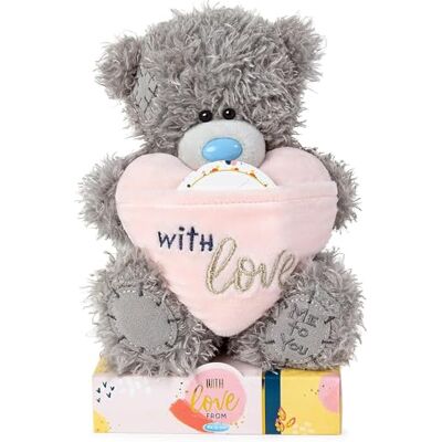 Me To You Tatty Teddy Bear With Personalisable Sticker Official Collection, Gray, Medium Me To You Tatty Teddy Bear With Personalisable Sticker Official Collection, Gray, Medium