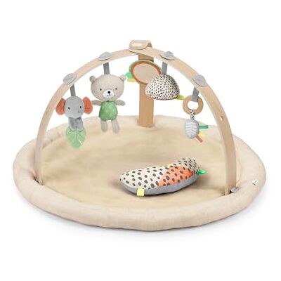 Ingenuity Every Season Plush Lambswool Baby Play Gym and Play Mat, Breathable, Tummy Time Mat, 0+ Months Natural Ingenuity Every Season Plush Lambswool Baby Play Gym and Play Mat, Breathable, Tummy Time Mat, 0+ Months Natural