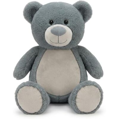 The Lovely Keepsake Company Ultra-Soft Grey Plush Teddy Bear Comforting Cuddle Toy for All Ages 30cm Seated Snuggle Companion Timeless Grey Keepsake Bear Soothing Soft Toy for Children & Adults The Lovely Keepsake Company Ultra-Soft Grey Plush Teddy Bear Comforting Cuddle Toy for All Ages 30cm Seated Snuggle Companion Timeless Grey Keepsake Bear Soothing Soft Toy for Children & Adults