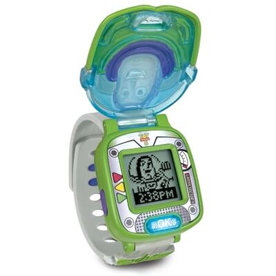 VTech Toy Story 5 Buzz Lightyear Learning Watch, Official Toy Story 5, Kids Watch with 4 Games, Stopwatch, Timer & Alarm, Educational Gift for Kids 3, 4, 5, 6 Years, English Version VTech Toy Story 5 Buzz Lightyear Learning Watch, Official Toy Story 5, Kids Watch with 4 Games, Stopwatch, Timer & Alarm, Educational Gift for Kids 3, 4, 5, 6 Years, English Version