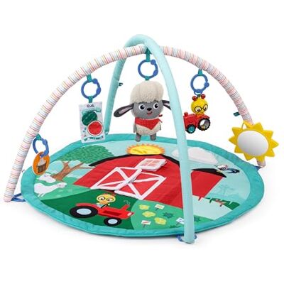 Baby Einstein Farm Explorers Happy Harvest Touch & Feel Activity Gym, with Musical Plush Sheep Ages 0 Months and Up Baby Einstein Farm Explorers Happy Harvest Touch & Feel Activity Gym, with Musical Plush Sheep Ages 0 Months and Up