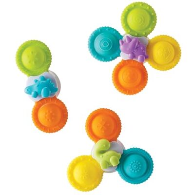 Infantino Model - Silicone Spinner Set for Babies Infantino Model - Silicone Spinner Set for Babies