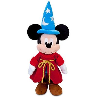 Disney Fantasia Sorcerer Mickey Mouse Plush Toy 10" Soft Toy Disney Fantasia Sorcerer Mickey Mouse Plush Toy 10" Soft Toy