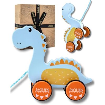 Jaques of London Wooden Pull Along Dinosaur Toys Toddler Wooden Toys for 1 Year Olds Dinosaur Toy for Boys & Girls Since 1795 Jaques of London Wooden Pull Along Dinosaur Toys Toddler Wooden Toys for 1 Year Olds Dinosaur Toy for Boys & Girls Since 1795