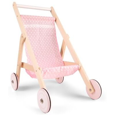 New Classic Toys - Carrozzina Per Bambole Legno - Toy Carriage New Classic Toys - Carrozzina Per Bambole Legno - Toy Carriage