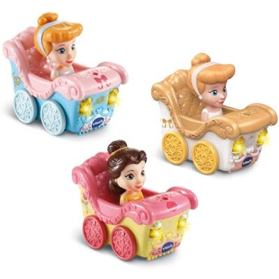 VTech TUT TUT Speedster Disney Princesses, Enchanted Carriage for Children, Interactive and Educational, Cinderella or Beautiful, Gift for Girls and Boys from 1 to 5 Years Contents in VTech TUT TUT Speedster Disney Princesses, Enchanted Carriage for Children, Interactive and Educational, Cinderella or Beautiful, Gift for Girls and Boys from 1 to 5 Years Contents in