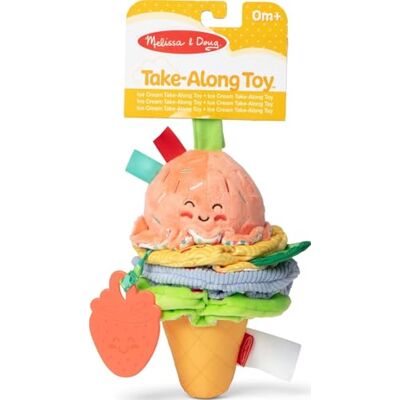 Melissa & Doug Ice Cream Take-Along Clip-On infant toy with sound and vibration Early development & activity toys Soft play food baby toys 0 months plus Baby girl & baby boy toys Melissa & Doug Ice Cream Take-Along Clip-On infant toy with sound and vibration Early development & activity toys Soft play food baby toys 0 months plus Baby girl & baby boy toys