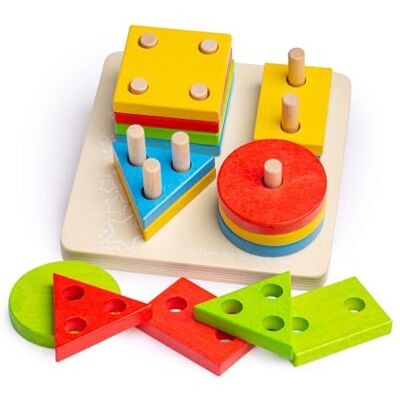 Bigjigs Toys First Four Shape Sorter Bigjigs Toys First Four Shape Sorter