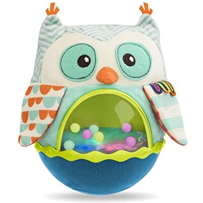 B. toys – Owl Be Back – Crawling – Tummy Time – Sensory & Musical Toy for Babies – Wobbling Toy with Colorful Balls – 6 Months B. toys – Owl Be Back – Crawling – Tummy Time – Sensory & Musical Toy for Babies – Wobbling Toy with Colorful Balls – 6 Months