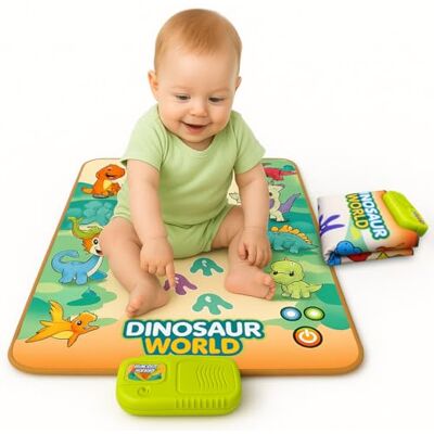 Toyana Dinosaur World Piano Music Mat for Baby Toddler Educational Activity Play Mat Gift Dinosaur Carpet Colorful Kids Play Area Sensory Large 33.4" Dance Floor Toy with 9 Keys & Sounds Boys Girls Toyana Dinosaur World Piano Music Mat for Baby Toddler Educational Activity Play Mat Gift Dinosaur Carpet Colorful Kids Play Area Sensory Large 33.4" Dance Floor Toy with 9 Keys & Sounds Boys Girls
