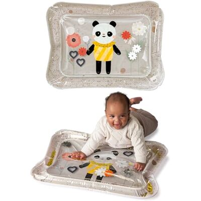 Taf Toys Panda Bloom Water Mat Tummy Time Baby Toy with Floating Shapes Sensory Play Mat to Support Gross Motor Development Leakproof Design for Babies from 3 Months+ Taf Toys Panda Bloom Water Mat Tummy Time Baby Toy with Floating Shapes Sensory Play Mat to Support Gross Motor Development Leakproof Design for Babies from 3 Months+