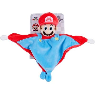 Simba My Mario Rattle Towel Soft Plush Toy Nintendo Toy for Fans and Babies from the First Months of Life Simba My Mario Rattle Towel Soft Plush Toy Nintendo Toy for Fans and Babies from the First Months of Life