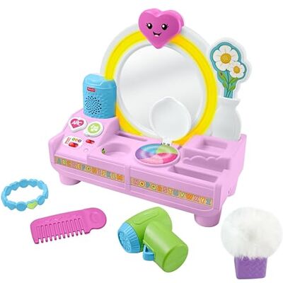 Fisher-Price Laugh & Learn Let’s Get Ready Vanity Toy, Multilanguage Fisher-Price Laugh & Learn Let’s Get Ready Vanity Toy, Multilanguage