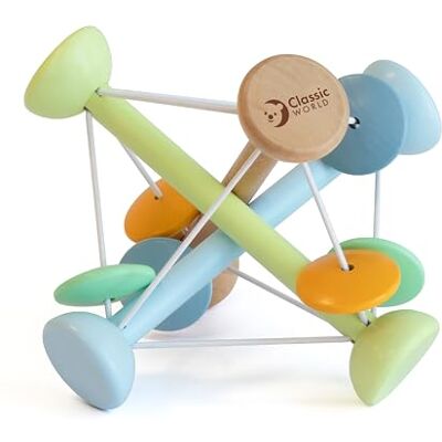 Classic World Wooden Sensory Moving Magic Ball Baby Sensory Toys Learning Toy For Early Perception Ability Creative Toys for Children 18 Months+ Classic World Wooden Sensory Moving Magic Ball Baby Sensory Toys Learning Toy For Early Perception Ability Creative Toys for Children 18 Months+
