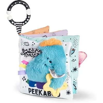 Nuby Things with Wings Baby Pram Toy Sensory Colourful Peek a Boo Book with Rattle & Teether Baby Safe Mirror Universal Clip Nuby Things with Wings Baby Pram Toy Sensory Colourful Peek a Boo Book with Rattle & Teether Baby Safe Mirror Universal Clip