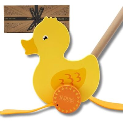 Jaques of London Waddles the Duck Wooden Push Along Toy for Toddlers Walking Duck Push Toy for 1 Year Old Classic Wooden Duck Toy First Birthday Gift for Boys and Girls Since 1795 Jaques of London Waddles the Duck Wooden Push Along Toy for Toddlers Walking Duck Push Toy for 1 Year Old Classic Wooden Duck Toy First Birthday Gift for Boys and Girls Since 1795