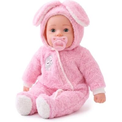 Bibi - Doll - Baby Pink Onesie - 20-inch - Doll Bibi - Doll - Baby Pink Onesie - 20-inch - Doll