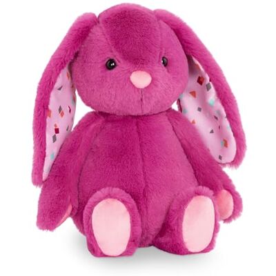 B. toys – Plush Bunny Stuffed Animal, 12-Inch Soft Baby Toy with Floppy Ears – Safe Washable Rabbit Cuddle Companion for Babies & Toddlers, Safe Materials for 0+ Months– Pink B. toys – Plush Bunny Stuffed Animal, 12-Inch Soft Baby Toy with Floppy Ears – Safe Washable Rabbit Cuddle Companion for Babies & Toddlers, Safe Materials for 0+ Months– Pink