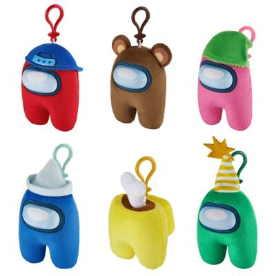P.M.I. Among Us Clip On Plush Characters 13 cm (S2) (AU7204) 1 Plush P.M.I. Among Us Clip On Plush Characters 13 cm (S2) (AU7204) 1 Plush
