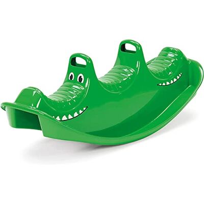 Dantoy 3 Persons Rocker and Seesaw, Durable Plastic with 3 Seats and Made in Denmark – Green Crocodile Dantoy 3 Persons Rocker and Seesaw, Durable Plastic with 3 Seats and Made in Denmark – Green Crocodile