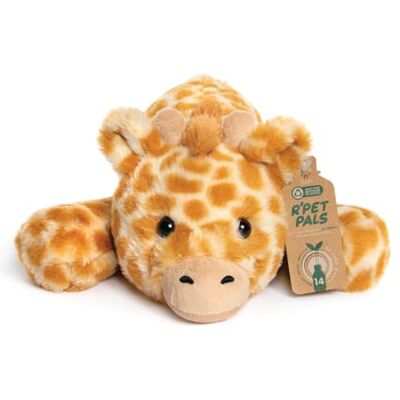 L & P Home & Gifts Lesser & Pavey Rpet Pals Gina Laying Giraffe Teddy For Kids Made Up of Recycled Bottles Stuffed Animal Soft Toys Ideal For Birthday or Baby Gift, Brown With White Spots L & P Home & Gifts Lesser & Pavey Rpet Pals Gina Laying Giraffe Teddy For Kids Made Up of Recycled Bottles Stuffed Animal Soft Toys Ideal For Birthday or Baby Gift, Brown With White Spots