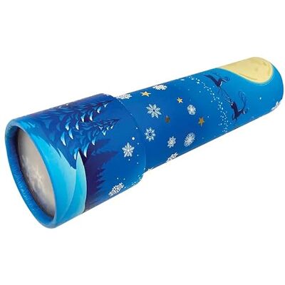 House of Marbles Winter Wonderland Kaleidoscope Festive Twist-and-Turn Optical Toy with Colourful Patterns, Christmas Stocking Filler House of Marbles Winter Wonderland Kaleidoscope Festive Twist-and-Turn Optical Toy with Colourful Patterns, Christmas Stocking Filler