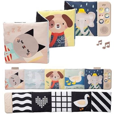 Taf Toys Newborn Soothing Book Baby Sound Books with Animal & Nature Sounds Musical Toys for Toddlers 1-3 Sensory & Calming for Tummy Time, Pram, Stroller Ideal Gifts for 0-1 Year Old Boys Girls Taf Toys Newborn Soothing Book Baby Sound Books with Animal & Nature Sounds Musical Toys for Toddlers 1-3 Sensory & Calming for Tummy Time, Pram, Stroller Ideal Gifts for 0-1 Year Old Boys Girls